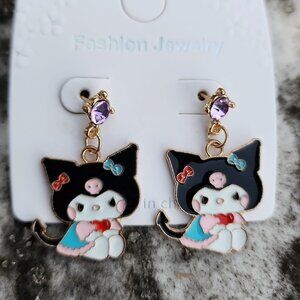 Kuromi Earrings Sanrio